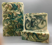 Load image into Gallery viewer, Cedar &amp; Lime essential oil soap